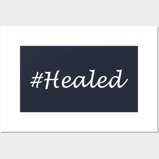 Healed Word - Hashtag Design Posters and Art